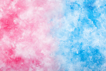 Fototapeta premium Cute pink and blue pastel gradient background with soft textures and subtle grainy effects, creating an adorable and dreamlike atmosphere for various applications.