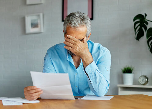 man senior bill finance retirement home budget mature business businessman meeting office paperwork tax debt insurance document old paper retired financial - Powered by Adobe
