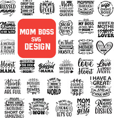 mom boss svg bundle