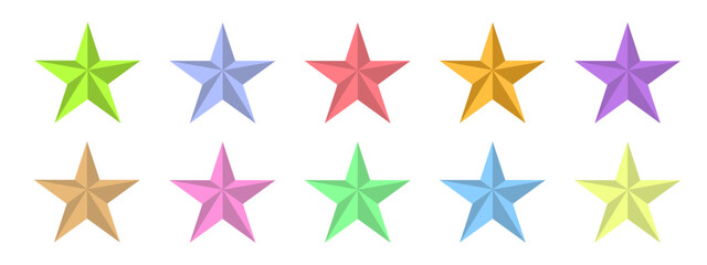 Star vector icon symbol designed in filled, outline, line and stroke style. Concept for star rating, feedback, bookmark, customer review, quality, marking. Isolated vector illustration.