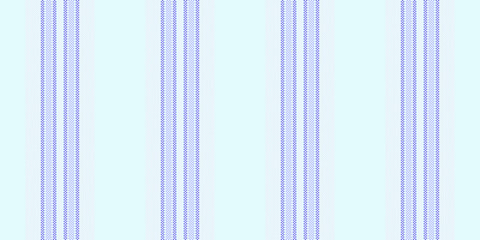 C970s textile vector pattern, vogue lines background fabric. Srade texture seamless vertical stripe in light cyan and white colors.