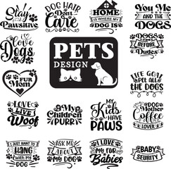 pets design svg bundle