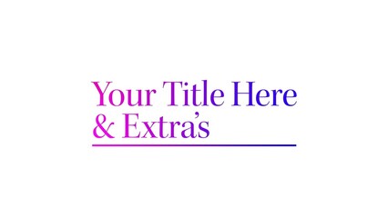 New Article Modern Gradient Title Intro