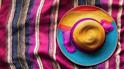 colorful sun hat