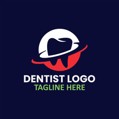 Obraz premium dental care logo design vector
