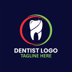dental care logo design vector