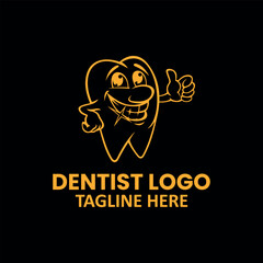 dental care logo design vector