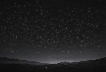 Fototapeta premium Vast, dark night sky; countless sparkling stars scattered across inky blackness , dark, deep space