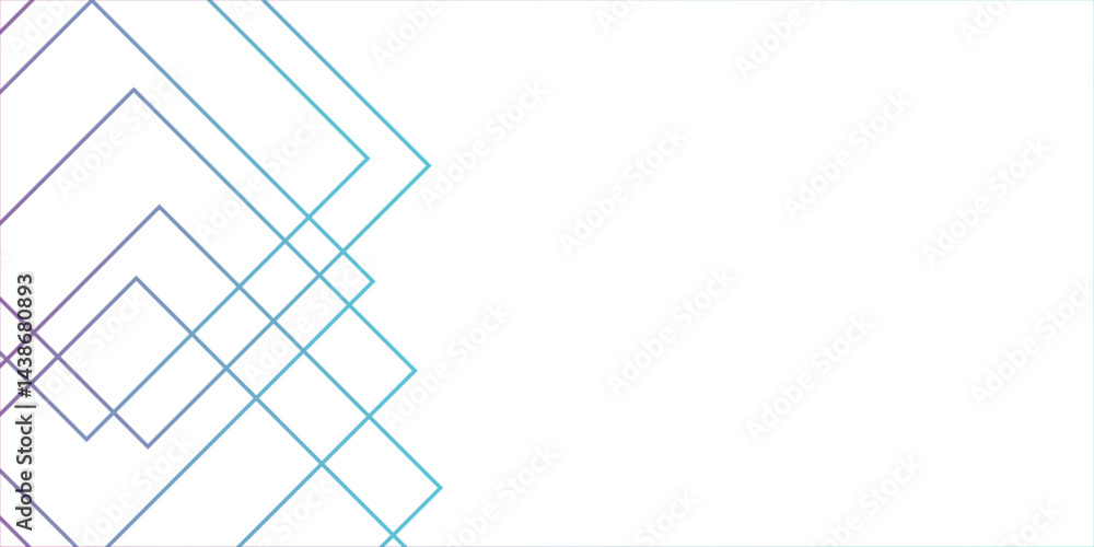 Poster abstract white background with sky blue lines. modern and dynamic seamless retro pattern business co