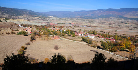 Salar Rock Tombs located in Boyabat, Sinop, Turkey, were built in ancient times.