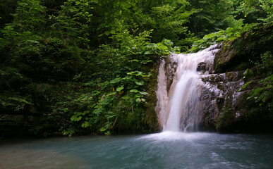 Fototapeta premium Erfelek Waterfalls in Sinop, Turkey.