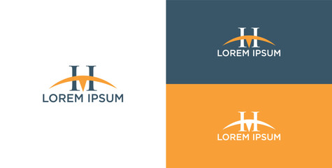 Logo design inspiration with the initial letter H