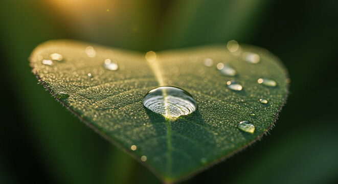 water, nature, plant, morning dew, fresh leaf, water droplet, nature macro, green environment, pure nature, detailed texture, natural freshness, leaf close-up, dewdrop photography, organic detail, tin