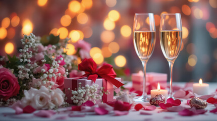 Valentine's Day romantic dinner