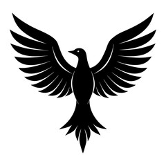 Obraz premium vector illustration of a dove