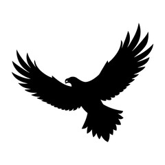 eagle on white background
