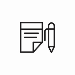 document creation tool icon sign vector