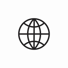 global network icon sign vector