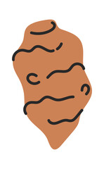 Hand drawn jerusalem artichoke veggie