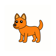Obraz premium Adorable Animal Vector Clipart Wildlife and Pets on White Background