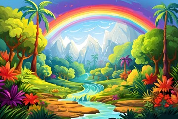 Fototapeta premium Exotic Paradise Wallpaper, Exotic Paradise Landscape, Tropical Paradise Scenery, Exotic Island Wallpaper, Tropical Dreamland Scenery, Nature Landscape, Exotic Scenery Wall Art, Exotic Background