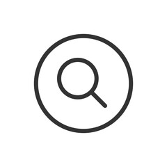 Magnifying glass icon. Search symbol modern, simple, vector, icon for website design, mobile app, ui. Vector Illustration