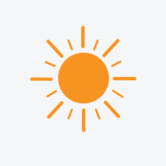 yellow sun icon