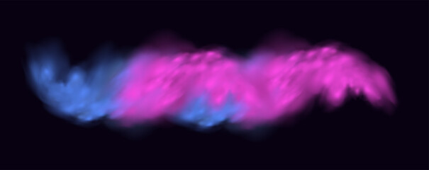  Atmospheric neon purple clouds.Magical fantasy smell of tobacco.Pink occult fog.Magic cigarette vapor.