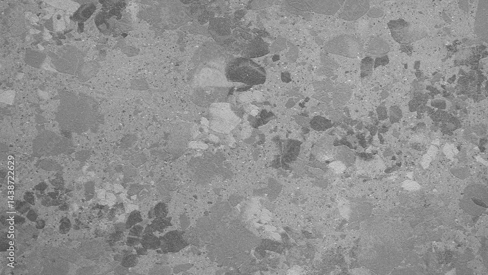 Poster gray black stone wall with many brown and blue structures as abstract rough textured background for 