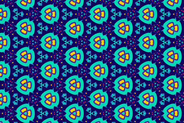 Oriental pattern for textiles, wallpaper, for use in graphics .