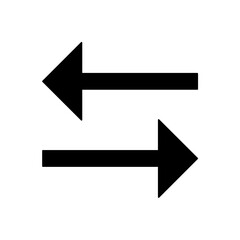 Vector isolated two pair simple minimal arrows pointer symbol colorless black and white outline silhouette shadow shape stencil solid black
