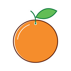 orange with color vector