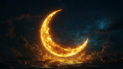 Obraz premium sun and fire