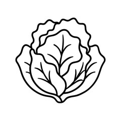 outline of a mushroom line art vector