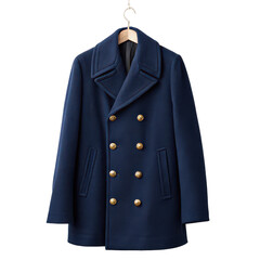 peacoat png fashionable peacoat png elegant wool coat png navy peacoat jacket png formal winter coat png transparent background image