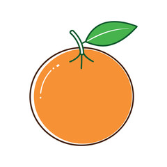 orange with color vector