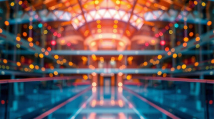 Golden luxury bokeh soft light abstract background, vivid purples, high contrast, sharp subject focus, and a soft background blur