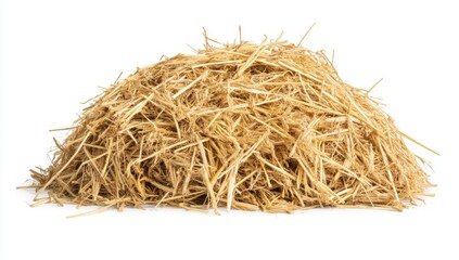 A pile of straw