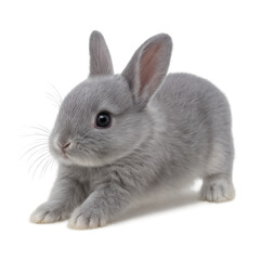 Obraz premium rabbit on white background