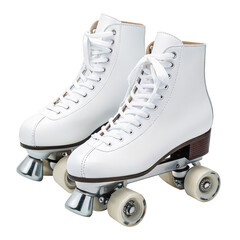 Roller skates isolated on white background png roller skates png vintage roller skates png outdoor skates png sport equipment png transparent background image