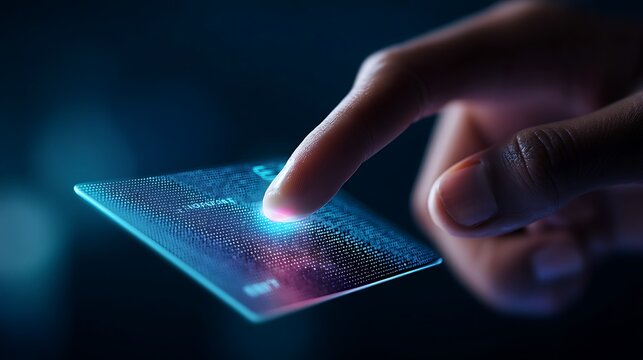 Digital Fingertip: Futuristic Credit Card Interaction