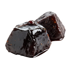 Shilajit resin isolated on white background png shilajit resin png Himalayan resin png natural supplement png mineral pitch png transparent background image