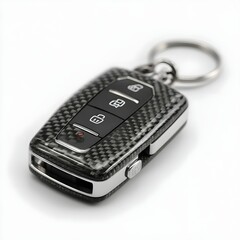 Unlock Tomorrow with a Futuristic Carbon Fiber Car Key Fob Designed for Sleek High-Tech Convenience