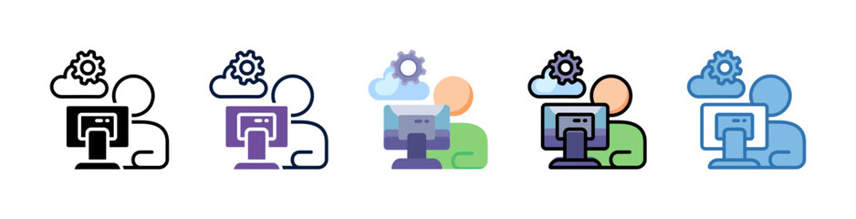 Work Cloud Icon