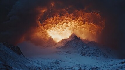 Witness a breathtaking display of a powerful hailstorm.