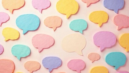 Seamless pastel speech bubble wallpaper pattern , vintage, backdrop, style