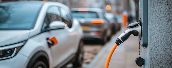 EV charging with city street. (1)