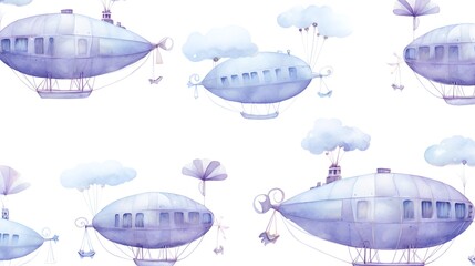 Professional Seamless Pattern with Blue and Lilac Paper - Abstract Design for Backgrounds and Textiles