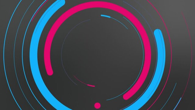 Colored circles spinning animation background