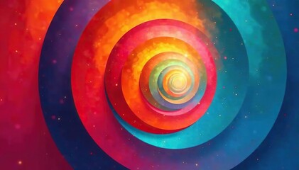 Overlapping circles creating an optical illusion, design, design elements, spots